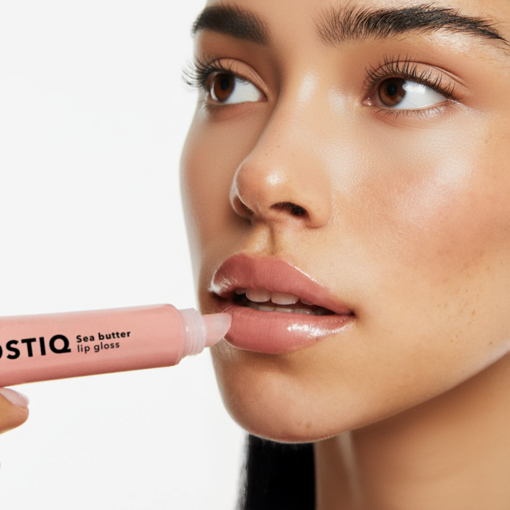 c'est moi beauty reflect lip gloss in bliss COSTIQ® SEA BUTTER LIP GLOSS