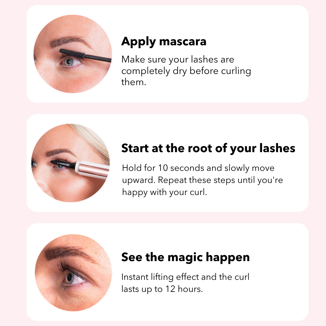 How to use heated eyelash curler